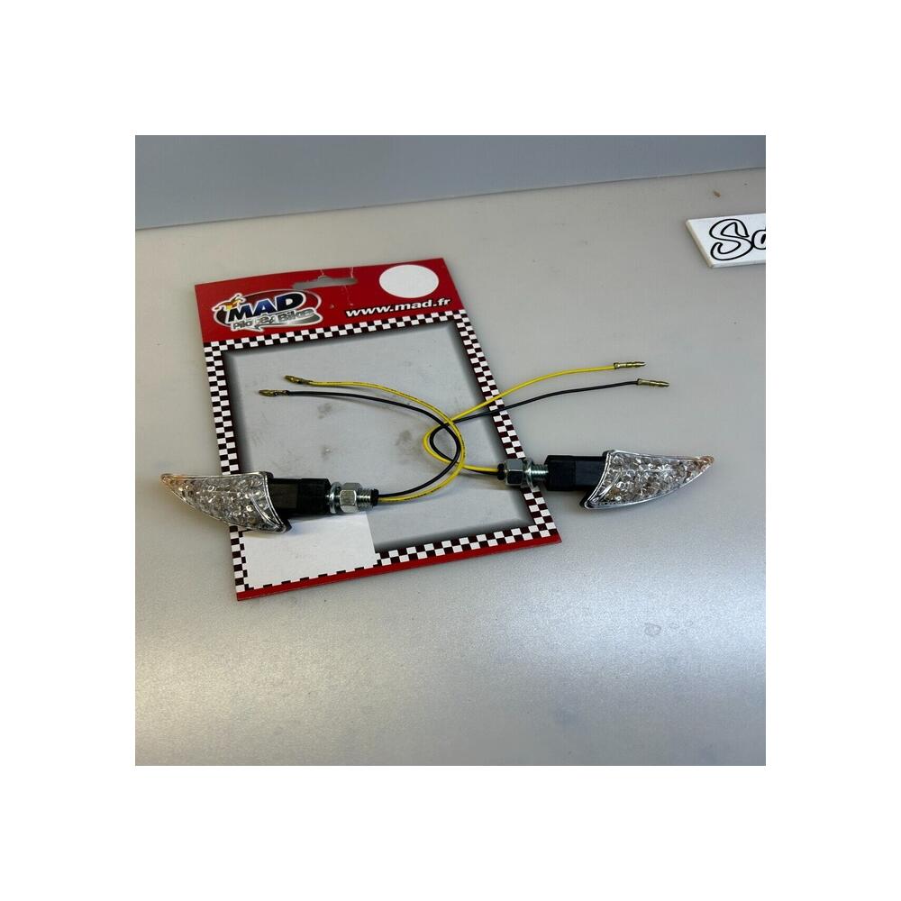 Paire Clignotant Tuning Mad Fuse À Led 12v Homologué Moto Scooter quad 023766
