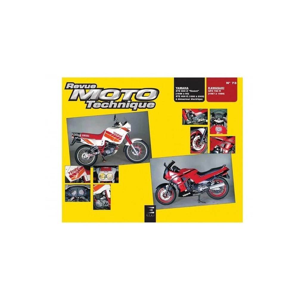 REVUE MOTO TECHNIQUE ETAI PDF RMT 73 YAMAHA XTZ 600 KAWASAKI GPX 750