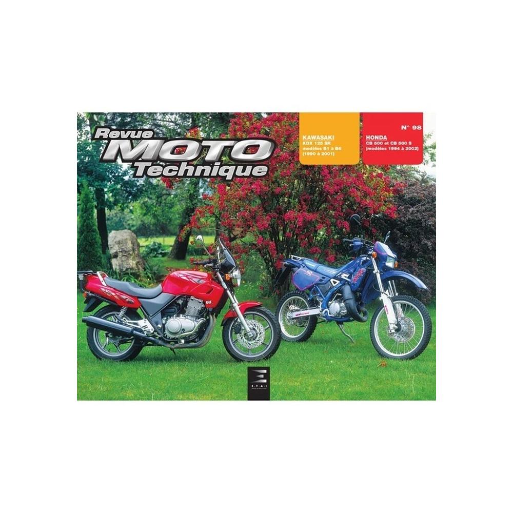 REVUE MOTO TECHNIQUE PDF RMT 98 MANUEL RÉPARATION KAWASAKI KDX 125 HONDA CB 500