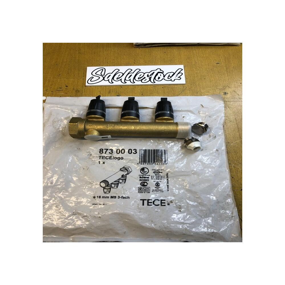 tece logo Collecteur MF20/27 3 sorties tube multicouche 16mm R3/4xRp3/4x16 20x27