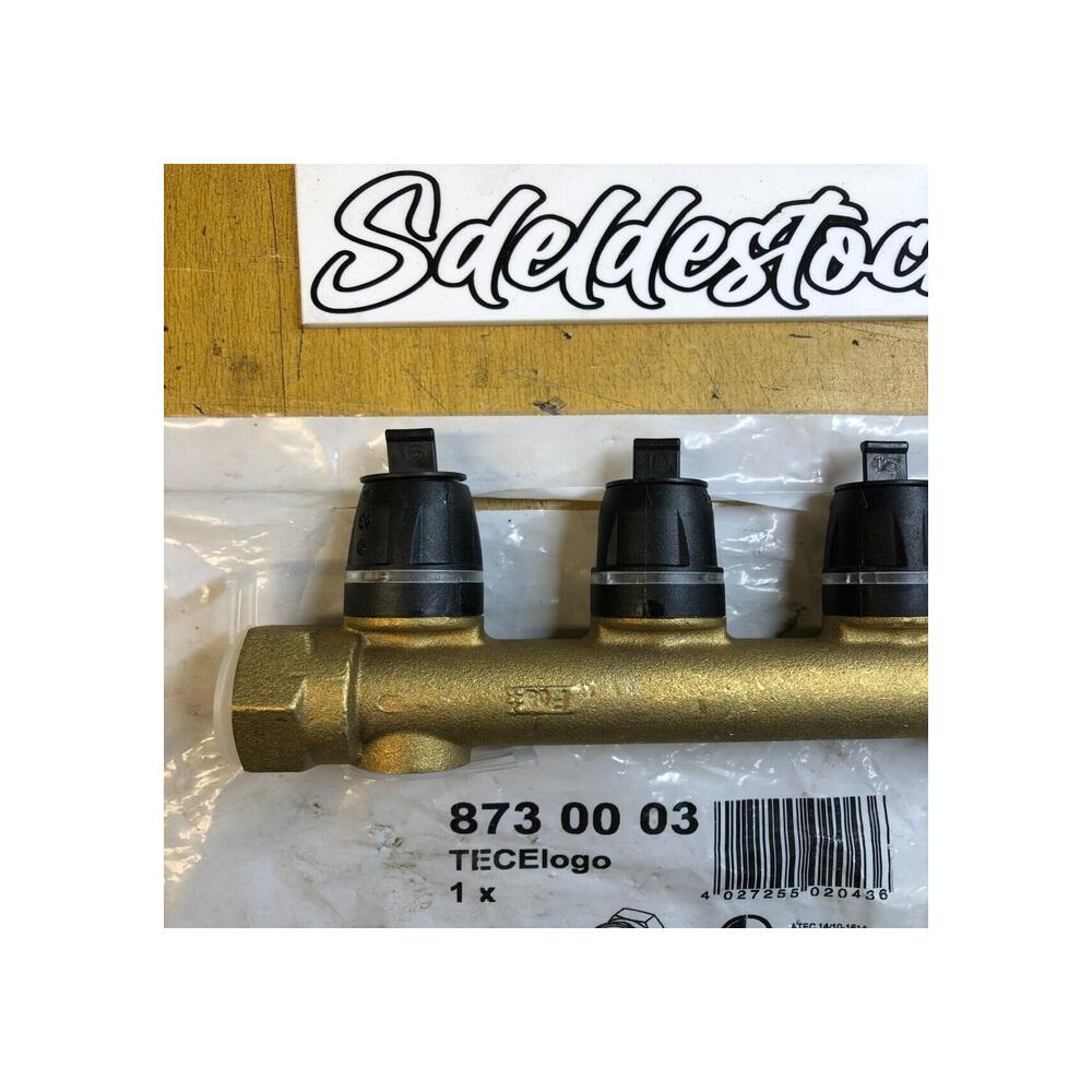 tece logo Collecteur MF20/27 3 sorties tube multicouche 16mm R3/4xRp3/4x16 20x27
