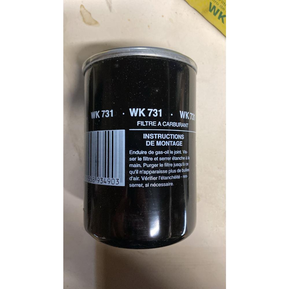 Filtre à carburant MANN-FILTER WK 731