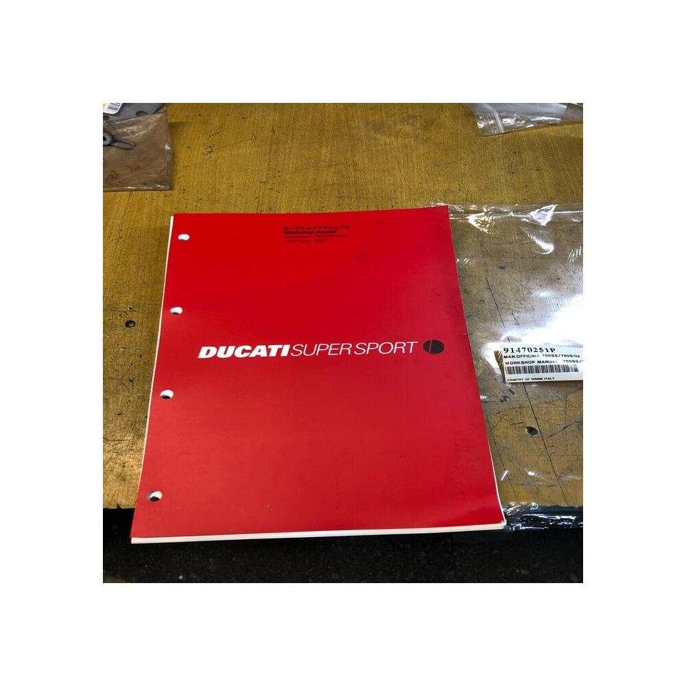 workshop manual JAPAN english ducati supersport 750 s ss sport 2002 91470251P