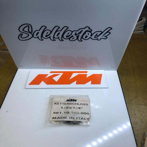 1 attache rapide chaine 1/2X1/4 ktm 46110166000 65 sx xc