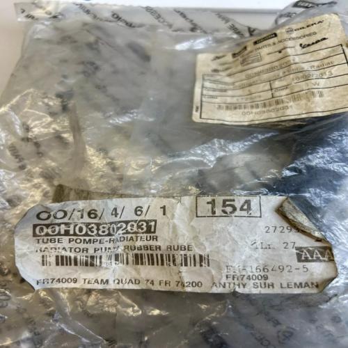 1 durite pompe radiateur gilera derbi 00h03802031 50 senda smt rcr