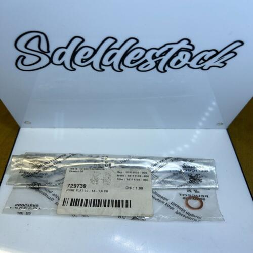 1 joint cuivre durite frein peugeot 729739 looxor elyseo speedfight ludix