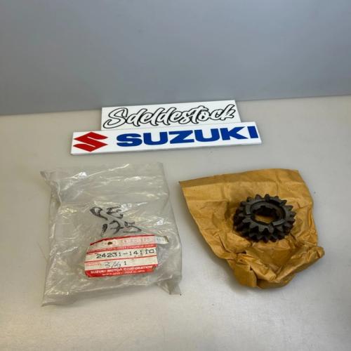 1 pignon 3eme/4eme vitesse suzuki 24231-14110 rm 100 125 23231-41501 24231-14101
