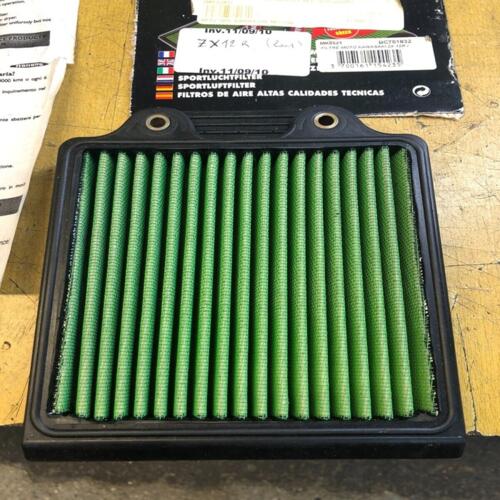 1 x FILTRE À AIR green mk0521 KAWASAKI ZX-12R NINJA 200 2005