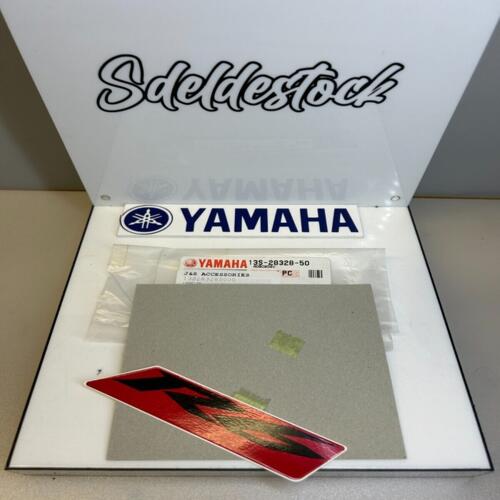 1 x sticker autocollant emblème r6 yamaha 13s-28328-50 yzf-r6 2009 vivid red coc