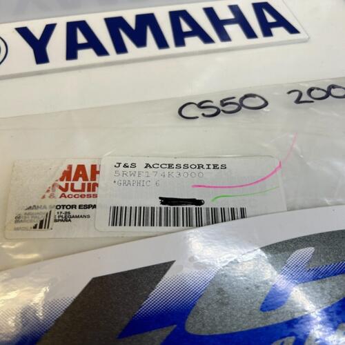 1 x sticker autocollant graphic 6 yamaha 5rw-f174k-30 cs 50 z jog rr 2003