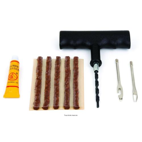 Kit de réparation pneu tubeless