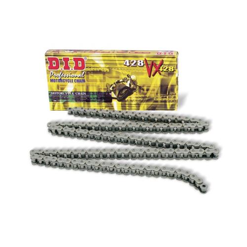 Chaine DID pas de 428 type VX X-Ring + attache semi-pressée