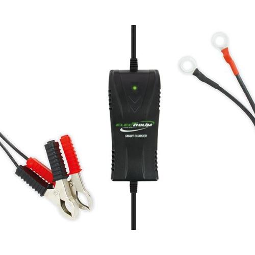 Chargeur pour batterie Lithium et Acide - Moto et Scooter