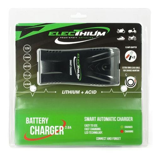 Chargeur pour batterie Lithium et Acide - Moto et Scooter