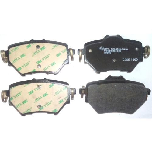 4 plaquettes de frein NORAUTO NRP4680