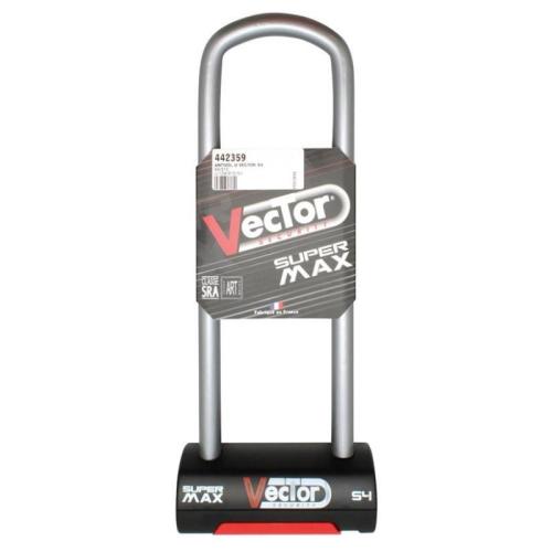 Antivol U VECTOR Super Max S4 - SRA - 85x310 mm intérieur