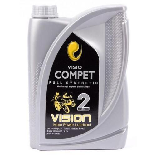 Huile moteur 2 temps Visio Compet full synthétique 1 Litre