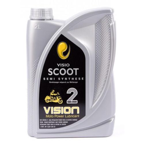 Huile moteur scooter 2 temps semi-synthèse 2 Litres