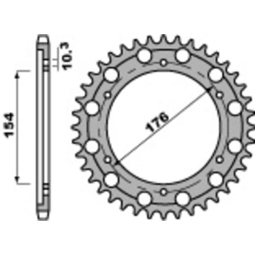 Couronne acier PBR type 4562
