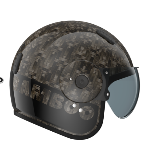 casque jet roof bamboo