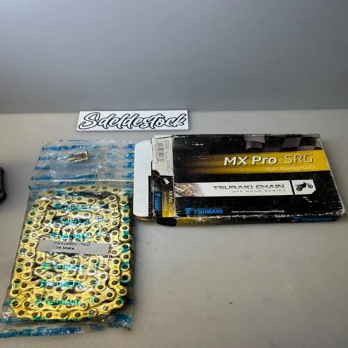Chaine TSUBAKI MX-PRO 428 134 maillons attache a riveter rs428mx-pro 134 links