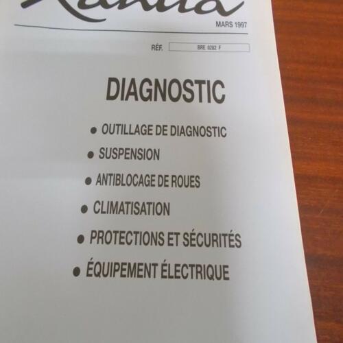 Citroën XANTIA DOCUMENTATION DIAGNOSTIQUE SUSPENSION ABS CLIM ELECT BRE 0282 F