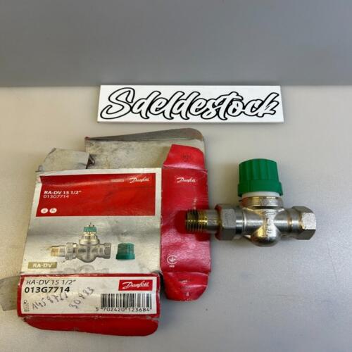 Corps robinet radiateur droit 1/2" RA-DV 15 Dynamic Valve Danfoss 013G7714