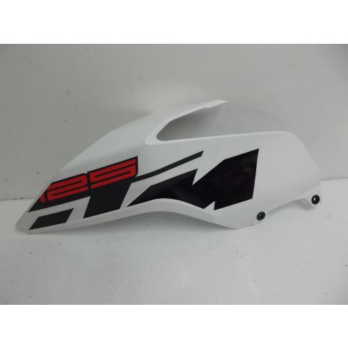 ouïe de radiateur gauche blanche déco neuve KTM 125 Duke 2017-2020