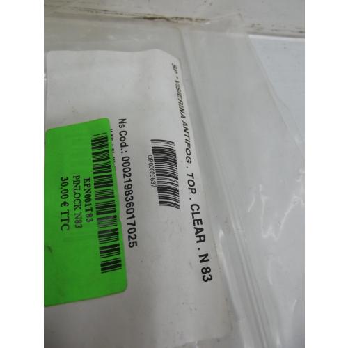 PINLOCK transparent pour casque NOLAN N83 neuf