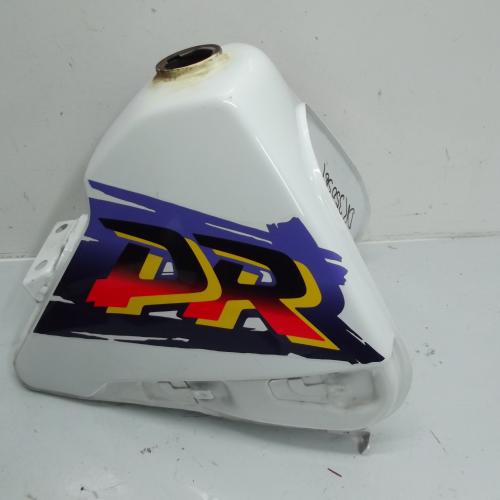 Réservoir blanc déco origine SUZUKI DR 350 1990-1996 Ref 4410014D8130H