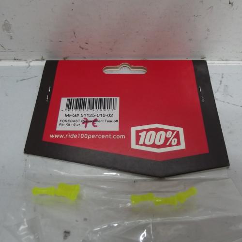 Lot de 6 pions pour tear-off lunette cross 100%