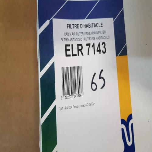 FILTRE HABITACLE FORD KA FIAT PANDA II 500 C 1.2 1.3 1.4 D TD ELR7143