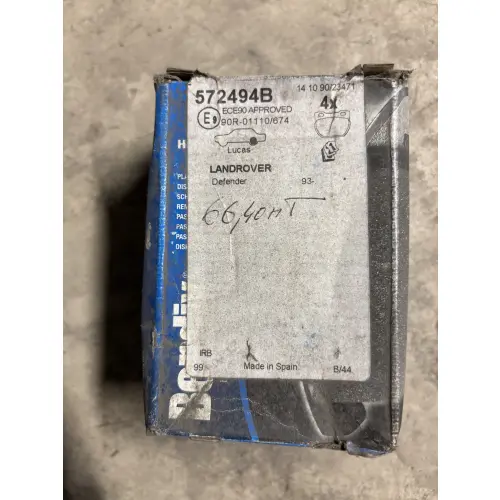 4 Plaquettes de Frein Bendix - LANDROVER Defender - 572494B