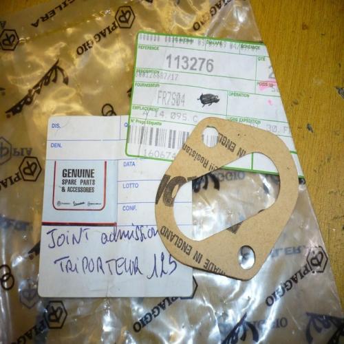 Joint echappement piaggio ape mp tm p 703 fl2 220 cc 113276