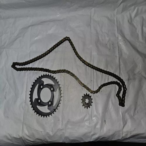 KIT CHAINE OCCASION SUZUKI GN 125 GN125 1997 NF41A