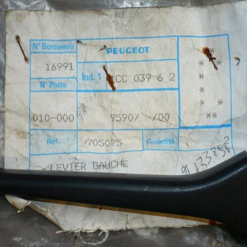 levier frein embrayage Peugeot 705075 scooter mobylette  model inconnu