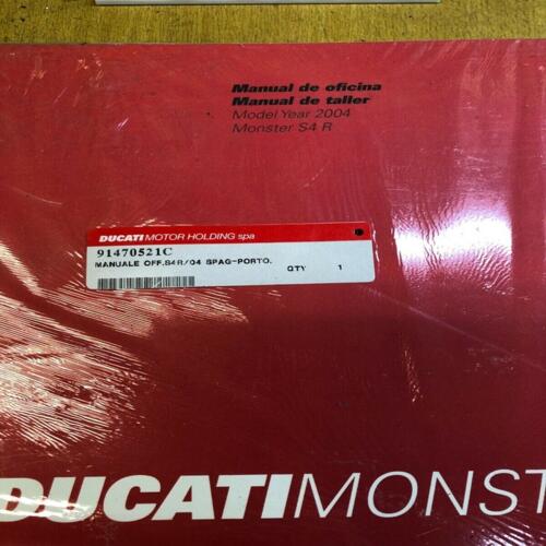 manual oficina de taller Ducati 91470521c monster 900 s4r 2004 esp/port