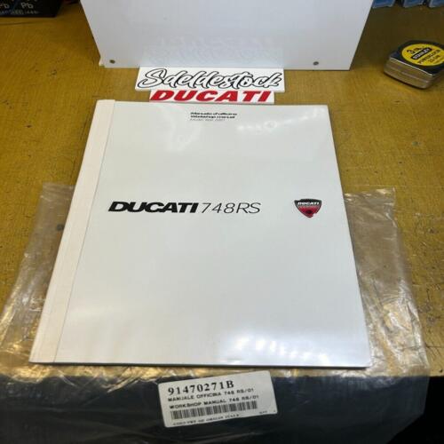 MANUALE OFFICINA  WORKSHOP MANUAL ducati 91470271b superbike 748 rs 2001 it/ang