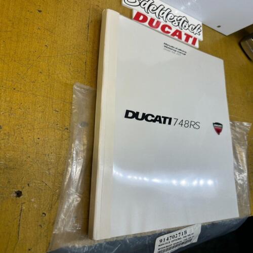 MANUALE OFFICINA  WORKSHOP MANUAL ducati 91470271b superbike 748 rs 2001 it/ang