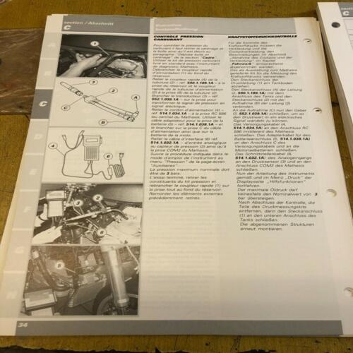 manuel atelier Français allemand werkstatthandbuch ducati mh 900 e evoluzione 01