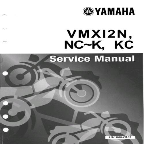 MANUEL REVUE ATELIER RÉPARATION YAMAHA VMAX 1200 VMX12H LIT-11616-VM-13 Pdf