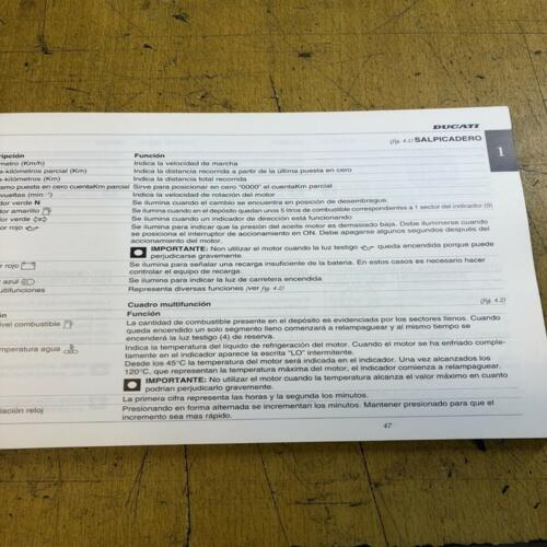 manuel utilisation owner s manual ducati sport-touring st2 1997 91370391A