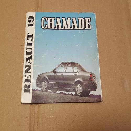 Notice d'utilisation  Manuel  Mode d'emploi renault 19 r19 chamade