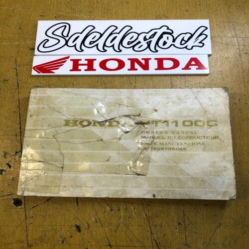 owner's manual manuel propriétaire instruktieboek honda vt 1100 c 1988 36MM8600