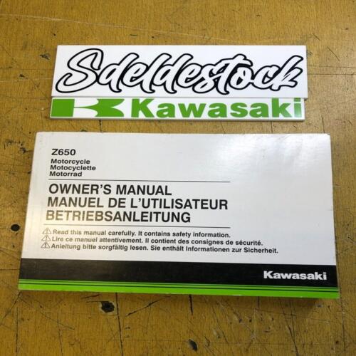 owner's manual manuel propriétaire kawasaki z er 650 hjf 2018 99976-0078
