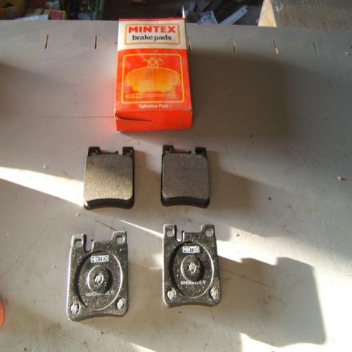 plaquettes de frein ARRIERE CLASSE S 140 220 C E CLK W 124 210 MINTEX
