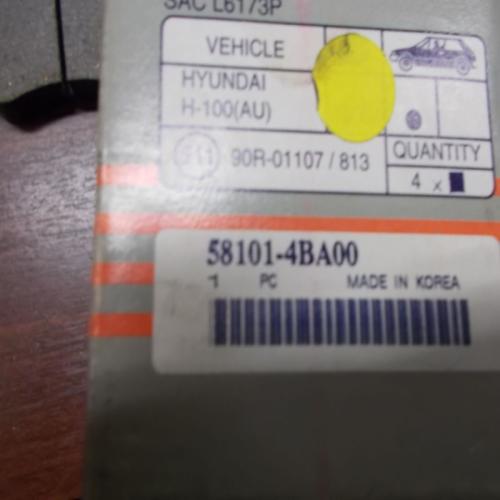 plaquettes de frein avant hyundai PORTER H100 2.4 2.5 D TD CRDI FVR1014 GDB3089