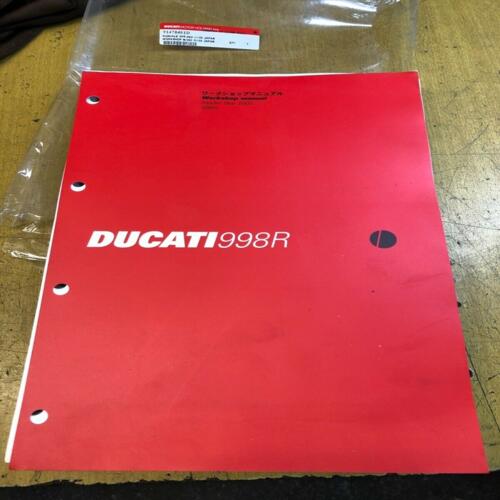 workshop manual JAPAN english ducati superbike 998 r 2002 91470401d