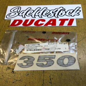 1 autocollant origine ducati 350 43710571b