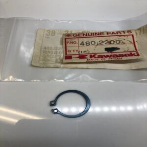 1 circlip 22mm kawasaki 480j2200 kd ke klf ks kvf kx kz vn gpx gpz gt z zl zr zx
